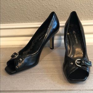 Anne Klein peep toe heels